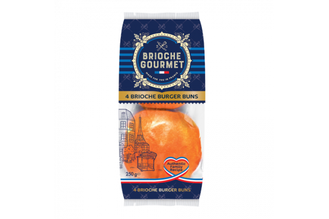 Brioche Gourmet Ψωμάκια Burger 250G